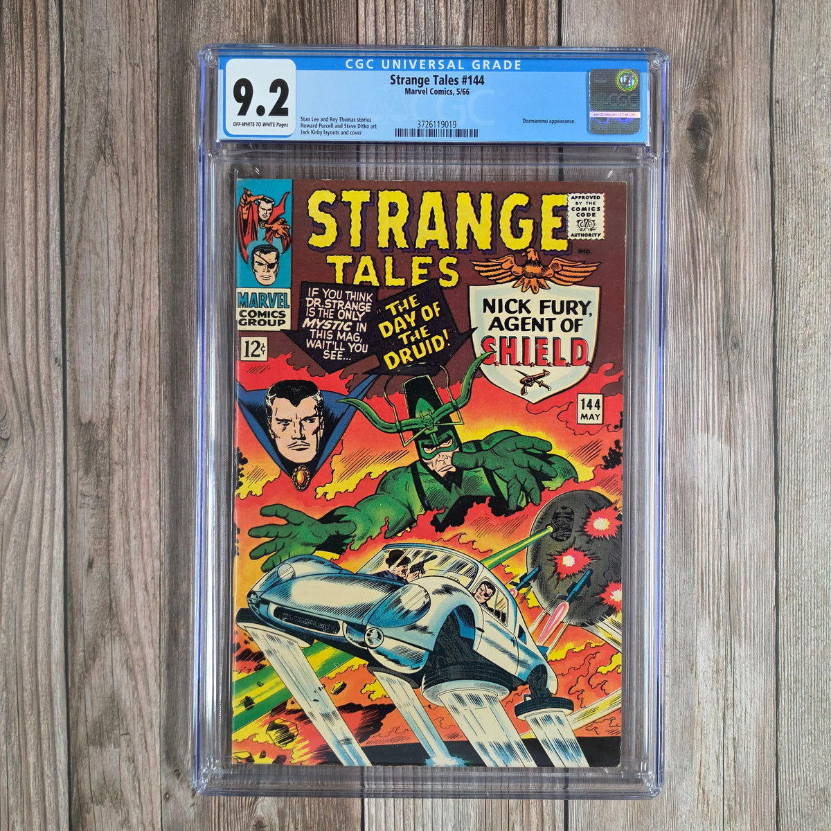 Strange Tales #144 CGC 9.2 1st Appearance of Jasper Sitwell (Cert