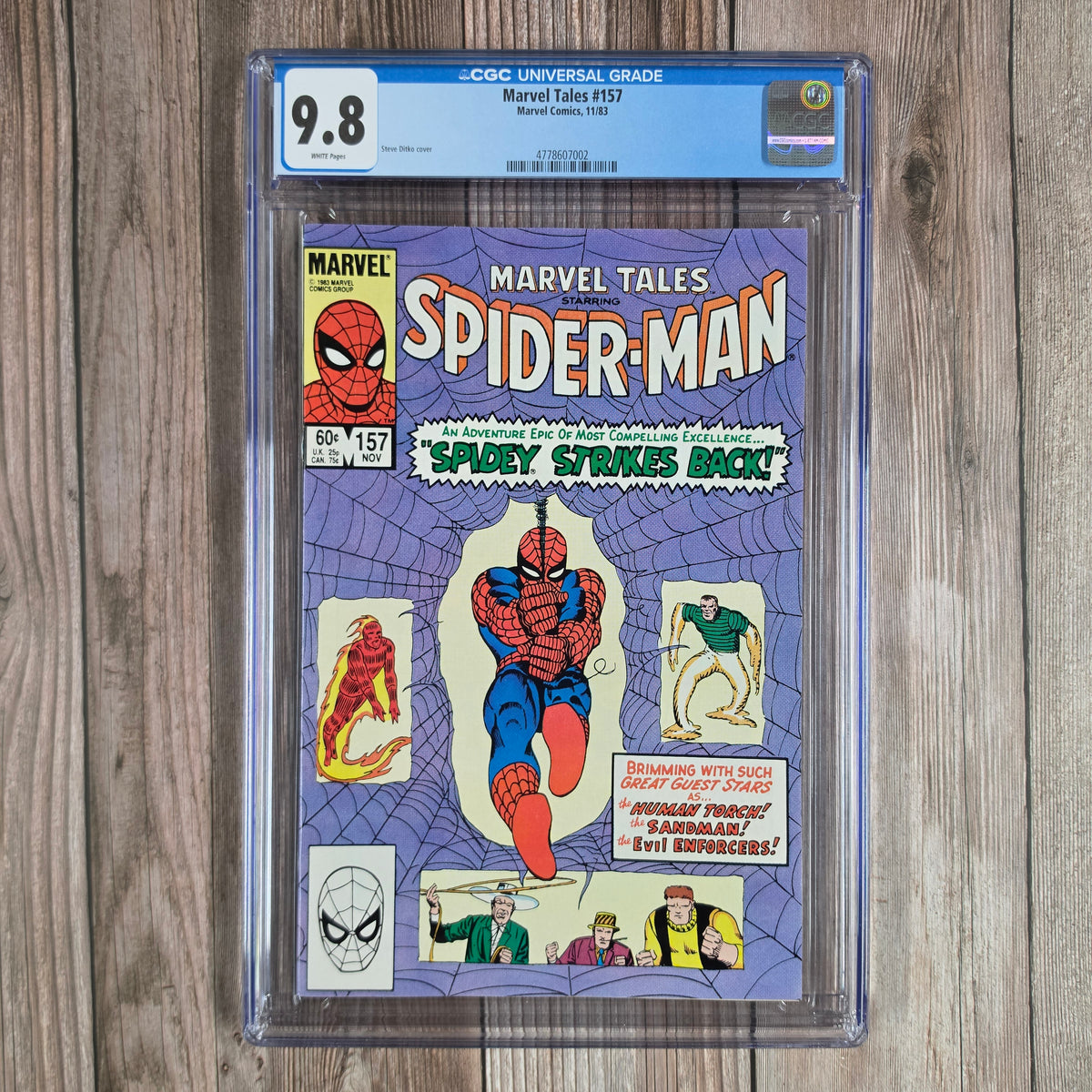 Marvel Tales #157 CGC 9.8 WP reprinted from THE AMAZING SPIDER-MAN