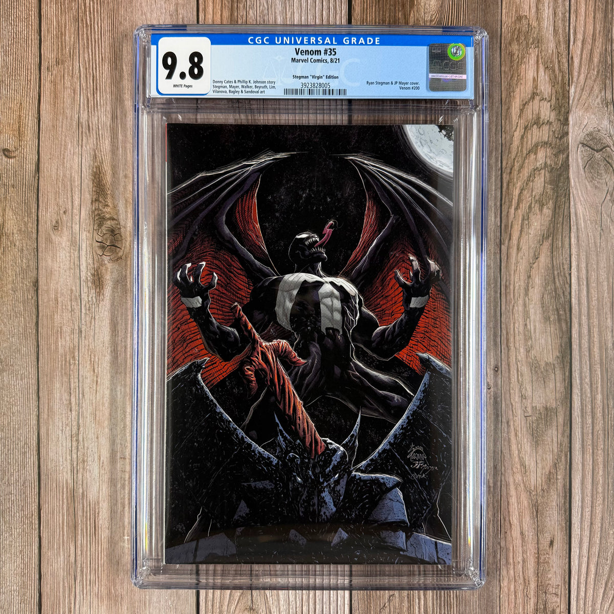 Venom #35 CGC 9.8 WP 1:100 Stegman 'Virgin' Edition Venom #200