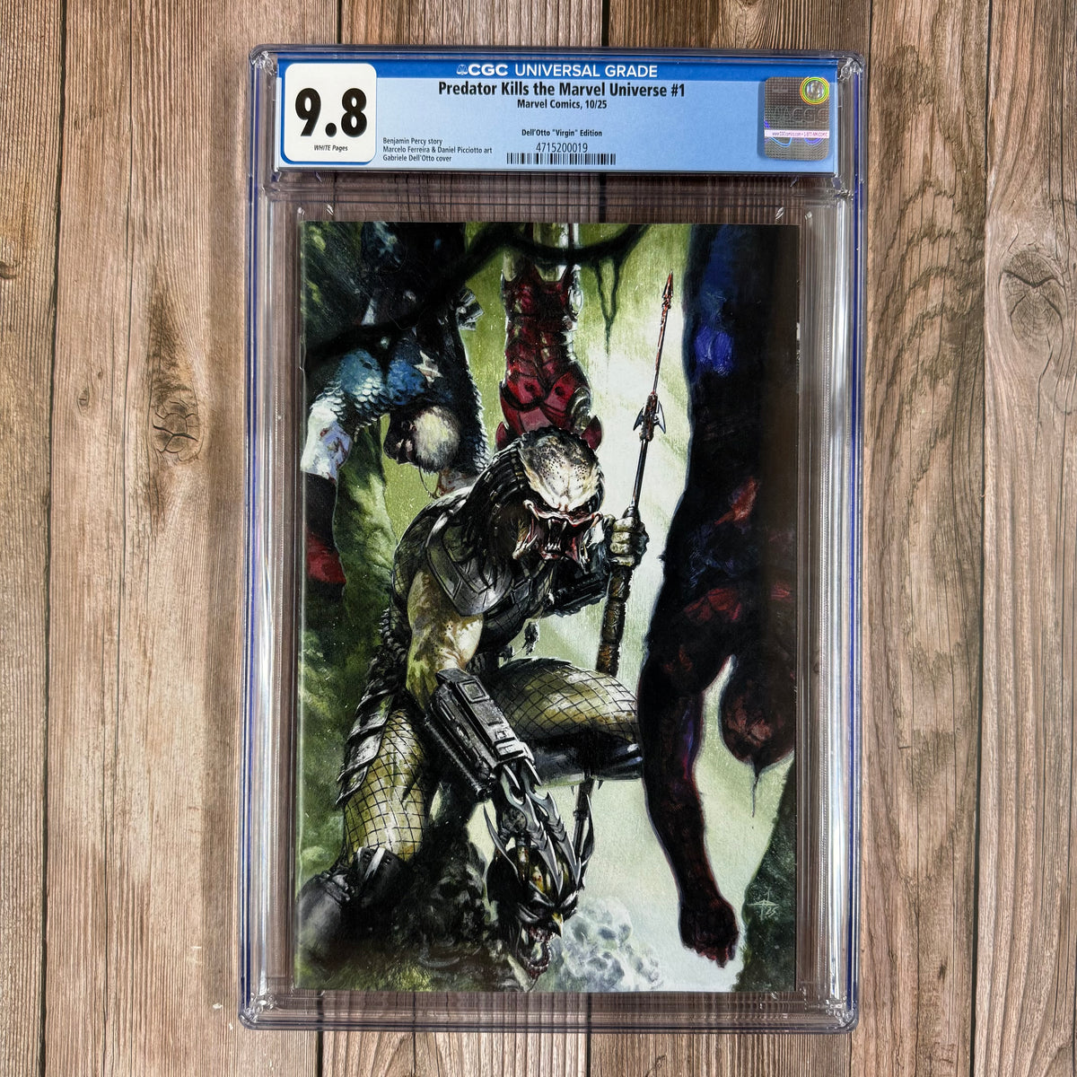 Predator Kills the Marvel Universe #1 CGC 9.8 WP Dell'Otto 