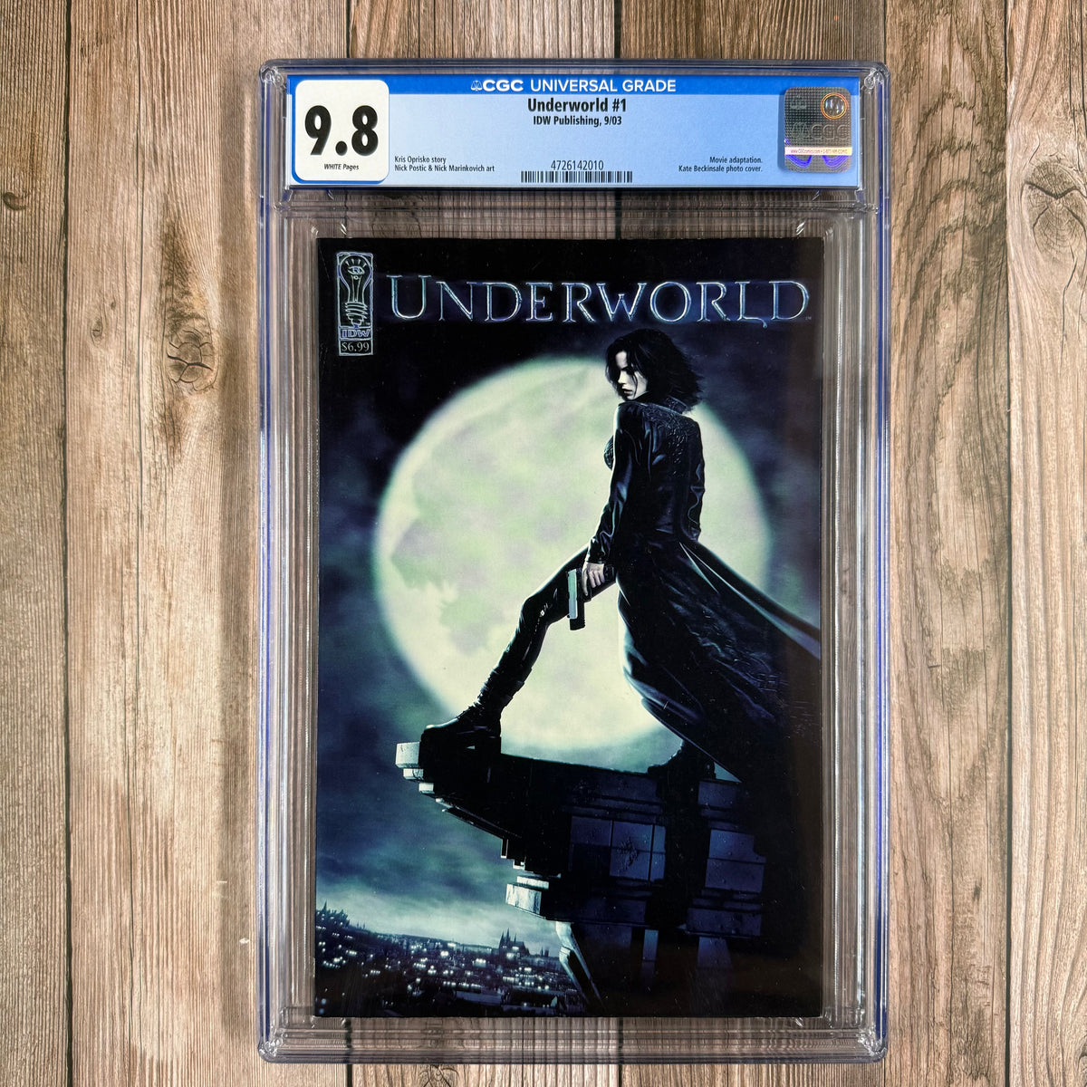 Underworld #1 CGC 9.8 WP Comic book adaptation of the 2003 film