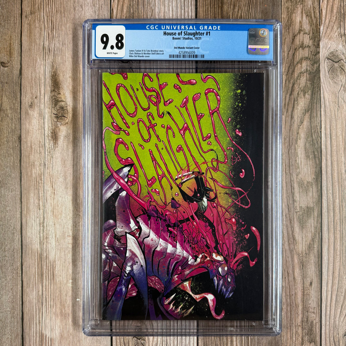 アメコミリーフ オリジナルアート HOUSE OF SLAUGHTER #1 House of Slaughter #1 CGC 9.8 WP 1:500 Variant Cover Art by Mike