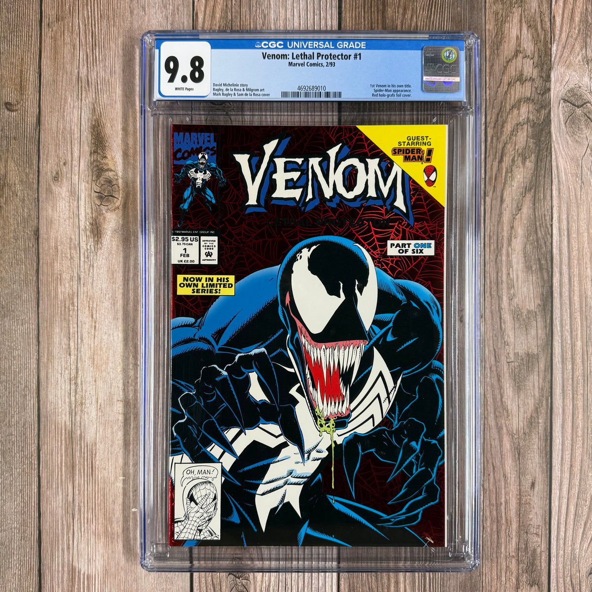 アメコミリーフ Venom #1 CGC 9.8 Venom: Lethal Protector #1 CGC 9.8 WP 1st Solo Venom & Cameo of