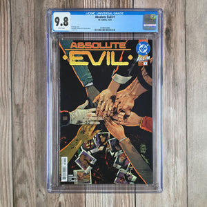 Absolute Evil #1 CGC 9.8 WP Introduction of Joker in Full (Human Form), Introduction of Absolute Green Arrow, Hawkman & Lex Luthor (Cert 0008)