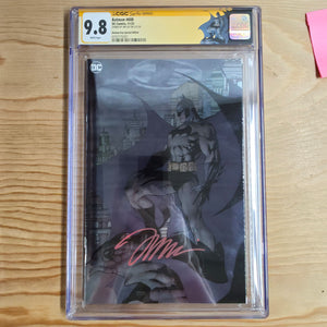 Batman #608 CGC 9.8 WP Custom Label,  SS Signed by Jim Lee Batman Day Special Edition (Cert 5001)