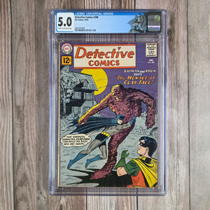 Detective Comics #298 CGC 5.0 1st Silver Age Appearance of Clayface (Matt Hagen), Origin of Clayface Retold (Cert 4006)