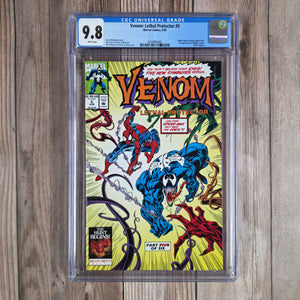 Venom: Lethal Protector #5 CGC 9.8 WP 1st Full Appearance of Phage, Lasher, Riot & Agony (Cert 2005)