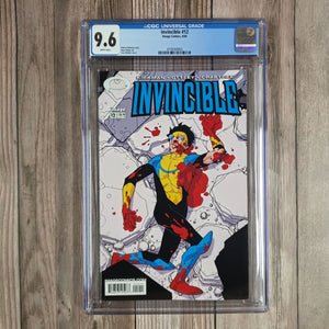 Invincible #12 CGC 9.6 WP Omni-Man vs. Invincible Battle, Major Turning Point in the Series LOW PRINT RUN (Cert 9003)