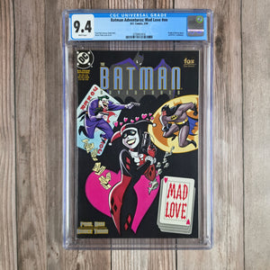 Batman Adventures: Mad Love #nn CGC 9.4 WP Origin of Harley Quinn, 1st Appearance of Bud & Lou in Comics (Cert 7016)