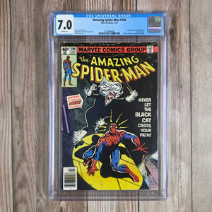 Amazing Spider-Man #194 CGC 7.0 WP 1st Appearance of Black Cat (Felicia Hardy) NEWSSTAND EDITION (Cert 6008)