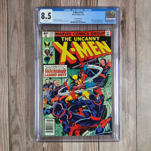 X-Men #133 CGC 8.5 WP  Hellfire Club Appearance, Wolverine vs. Hellfire Guards NEWSSTAND EDITION  (Cert 9001)