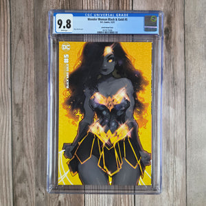 Wonder Woman Black & Gold #5 CGC 9.8 WP 1:25 Besch Variant Cover (Cert 5006)