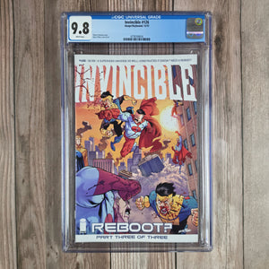 Invincible #126 CGC 9.8 WP Reboot? Part Three Conclusion, Ryan Ottley cover and interior art LOW PRINT RUN (Cert 9016)