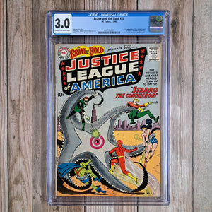 Brave and the Bold #28 CGC 3.0 1st team appearance of the Justice League of America: Superman, Batman, Wonder Woman, Flash, Green Lantern, Aquaman (cert 2001)