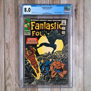 Fantastic Four #52 CGC 8.0 1st appearance of the Black Panther, T'Challa, king of Wakanda (cert 2003)