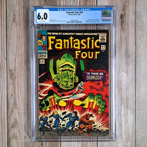 Fantastic Four #49 CGC 6.0 1st full appearance of Galactus (cert 8004)
