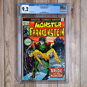 Frankenstein #2 CGC 9.2 1st appearance of the Bride of Frankenstein in Marvel Comics (cert 4002)