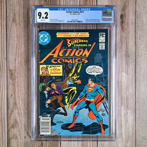 Action Comics #521 CGC 9.2 1st appearance of Vixen, the first black female member of the Justice League of America (cert 9021)