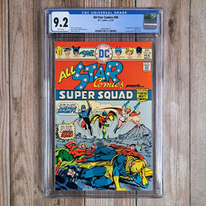 All-Star Comics #58 CGC 9.2 1st appearance of Power Girl, a Kryptonian cousin of Earth-2 Superman (cert 6017)