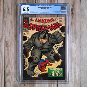 Amazing Spider-Man #41 CGC 6.5 1st appearance of Rhino (cert 7002)