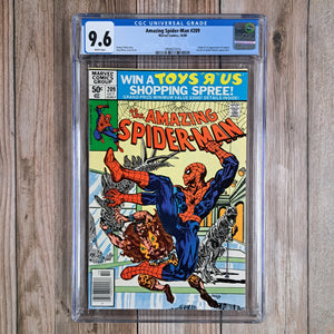 Amazing Spider-Man #209 CGC 9.6 Newsstand 1st appearance and origin of Calypso, a Haitian woman and practitioner of Voodoo (cert 5016)