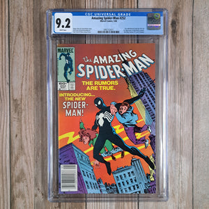 Amazing Spider-Man #252 CGC 9.2 Newsstand 1st appearance of Spider-Man's black costume (cert 2011)