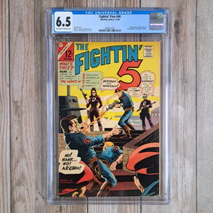 Fightin' Five #40 CGC 6.5 1st appearance and origin of Peacemaker (cert 7001)