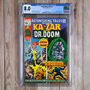 Astonishing Tales #6 CGC 8.0 1st appearance of Bobbi Morse, unnamed, later becomes Mockingbird (cert 5003)