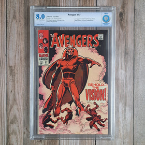 Avengers #57 CBCS 8.0 1st appearance of Vision (cert 007)