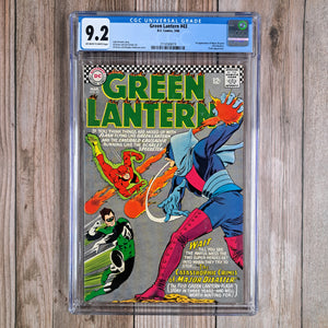 Green Lantern #43 CGC 9.2 1st appearance of Major Disaster, possesses the power to cause natural disasters (cert 9019)