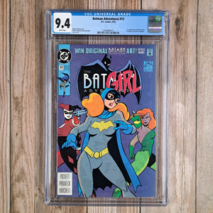 Batman Adventures #12 CGC 9.4 1st appearance of Harley Quinn in a standard comic (cert 8019)