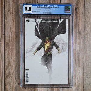 Black Adam: Endless Winter Special #1 CGC 9.8 BossLogic variant cover art (cert 8010)