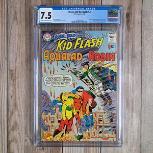Brave and the Bold #54 CGC 7.5 1st team appearance of the Teen Titans: Aqualad, Kid Flash, Robin (cert 4009)