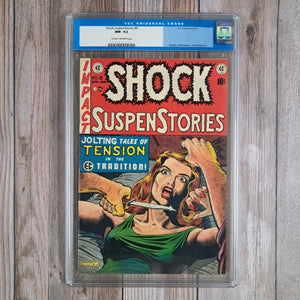 Shock SuspenStories #8 CGC 9.2 Classic Pre-Code Horror Cover (cert 9014)
