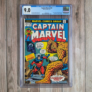 Captain Marvel #26 CGC 9.0 1st cover and 2nd appearance of Thanos (cert 4004)
