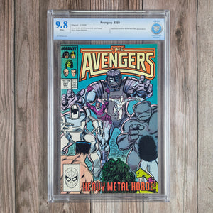 Avengers #289 CBCS 9.8 1st appearance of Kubik, a humanoid version of the Cosmic Cube (cert 034)