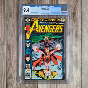 Avengers #186 CGC 9.4 WP Chthon appears as a cloud entity and possesses the Scarlet Witch