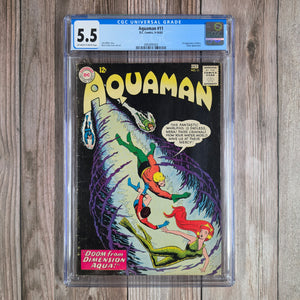 Aquaman #11 CGC 5.5 1st appearance of Mera, Queen of Atlantis and future wife of Aquaman (cert 5003)