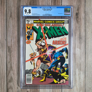X-Men Annual #3 CGC 9.8 WP Cover art by Frank Miller (cert 6013)