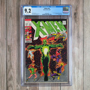 X-Men #55 CGC 9.2 WP Origin of Angel, as the Avenging Angel (cert 4006)