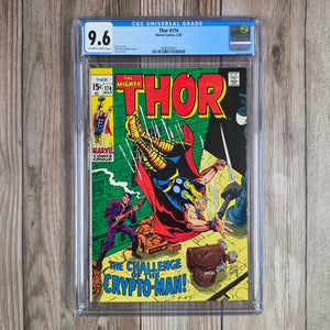 Thor 174 CGC 9.6 1st appearance of Crypto-Man (cert 0013)