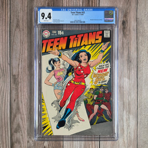 Teen Titans #23 CGC 9.4 WP Debut of new Wonder Girl costume (cert 8003)