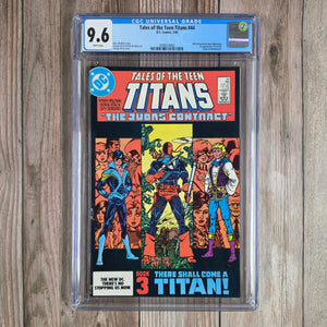 Tales of the Teen Titans #44 CGC 9.6 WP Dick Grayson becomes Nightwing, formerly Robin (cert 4002)