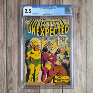Tales of the Unexpected #16 CGC 2.5 Prototype of Thor, created by Jack Kirby prior to the character's introduction in Marvel Comics, Journey Into Mystery #83 (cert 1004)