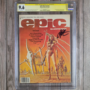 Epic Illustrated #3 CGC 9.6 SS Jim Starlin, 1st full appearance of Vanth Dreadstar, cameo appearance in issue #2 (cert 0001)