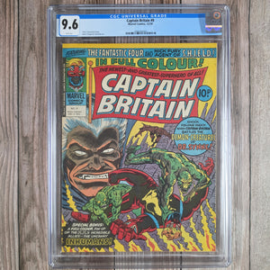 Captain Britain #9 CGC 9.6 2nd appearance of Betsy Braddock (cert 2002)