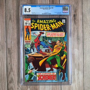 Amazing Spider-Man #83 CGC 8.5 1st appearance of the Schemer, later revealed to be Richard Fisk, the son of Kingpin (cert 0015)