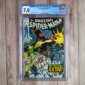 Amazing Spider-Man #82 CGC 7.0 Electro appearance (cert 0024)