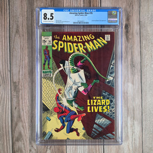 Amazing Spider-Man #76 CGC 8.5 Lizard and Human Torch appearance (cert 3011)