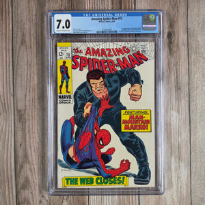 Amazing Spider-Man #73 CGC 7.0 1st appearance of Silvermane, a crime boss (cert 2002)